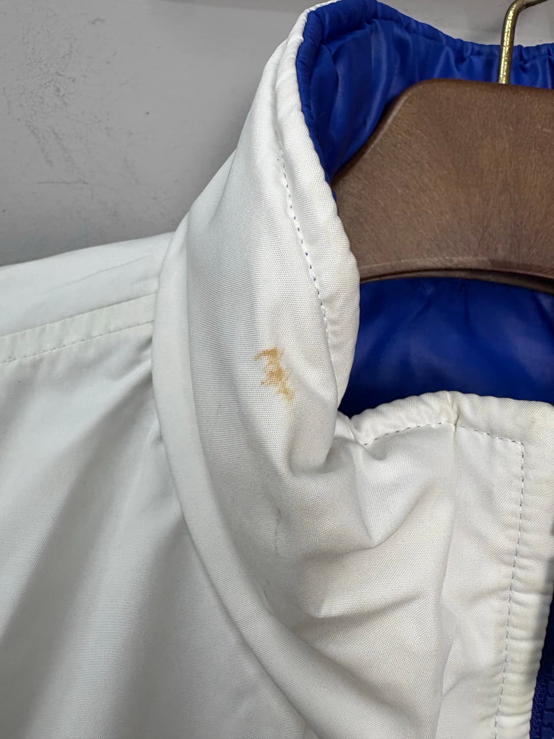 아디다스 첼시 블루화이트 삼선 리버시블 패디드 바람막이점퍼 A3273 상품이미지9