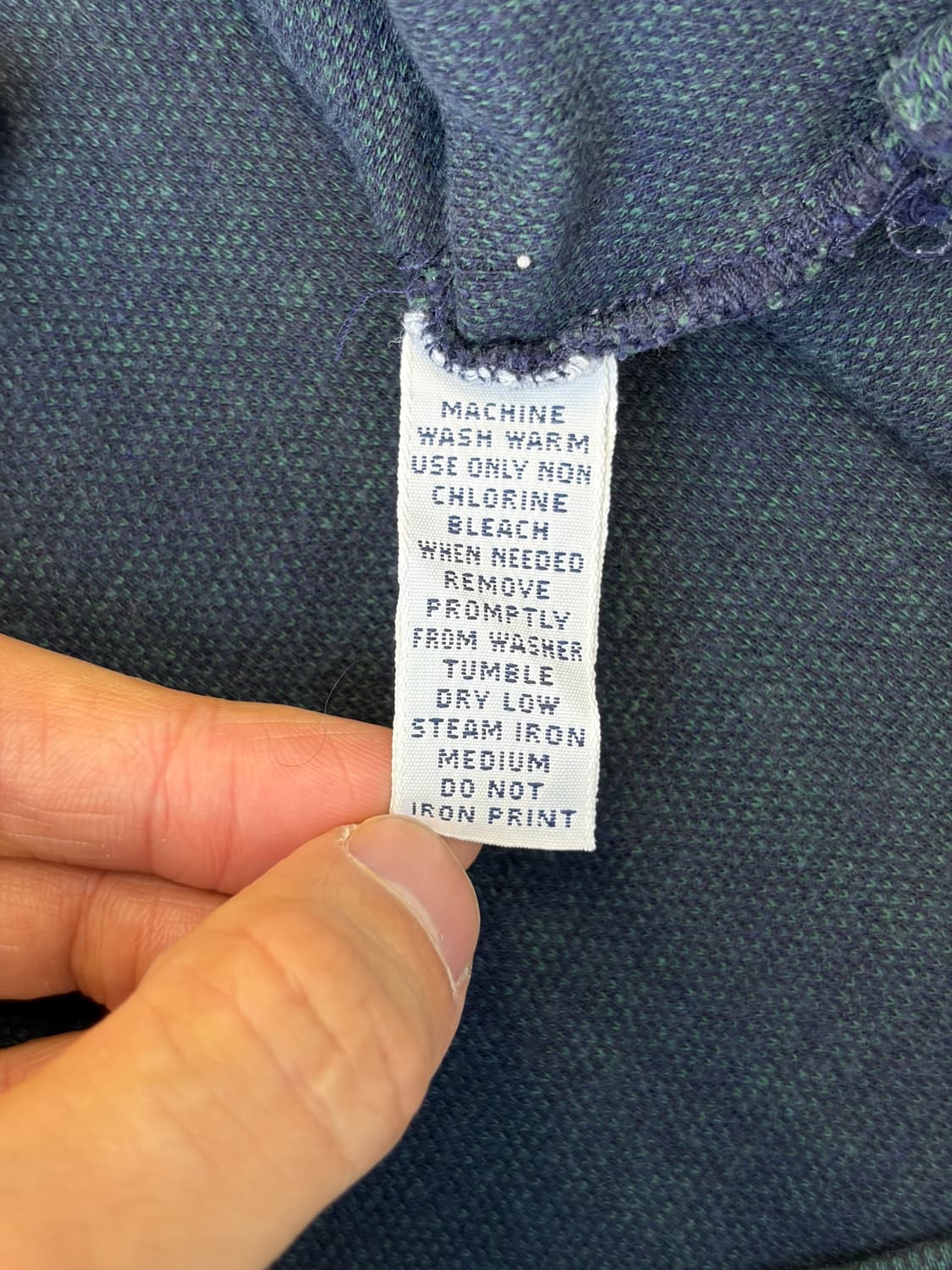 폴로랄프로렌 90s U.S.A 블랙와치 럭비티 상품이미지5