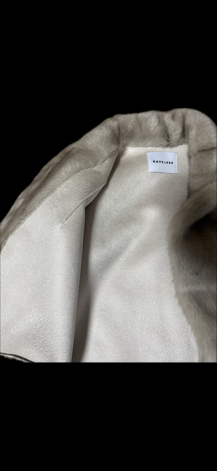 해브레스 페이크퍼자켓 베이지 상품이미지6
