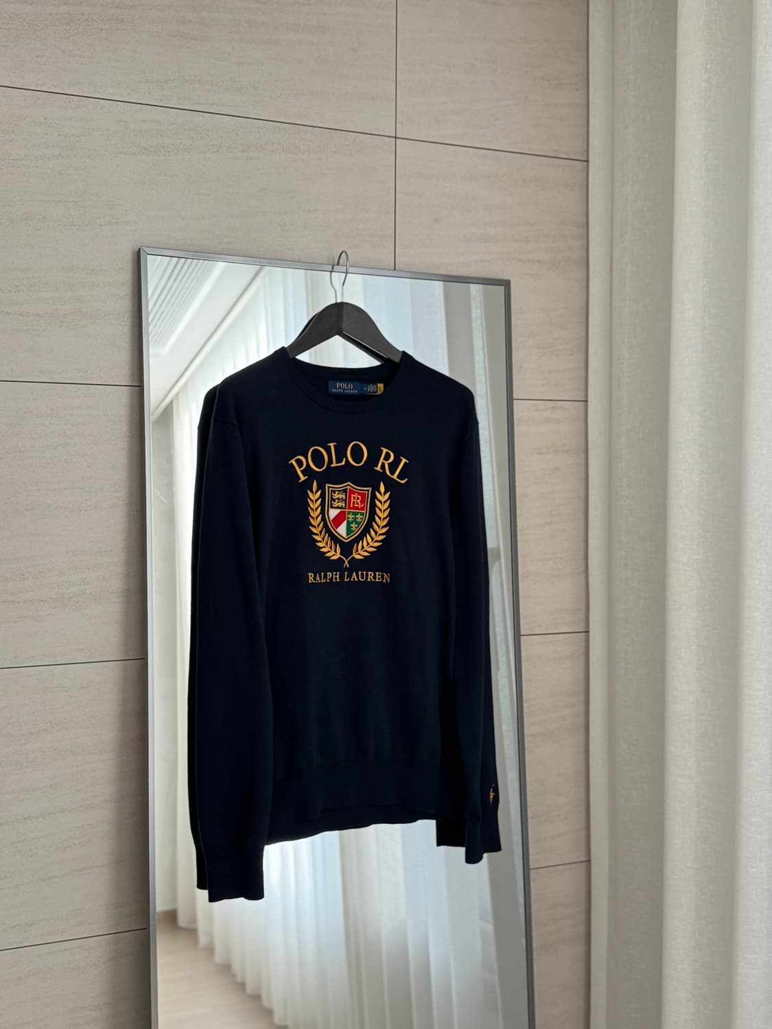 랄프로렌(Ralph Lauren) 크레스트 코튼 크루넥 니트 상품이미지10