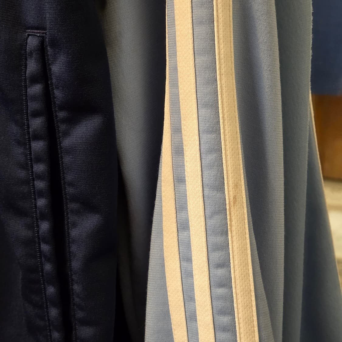 아디다스 스카이블루 배색 트랙탑 져지 상품이미지4