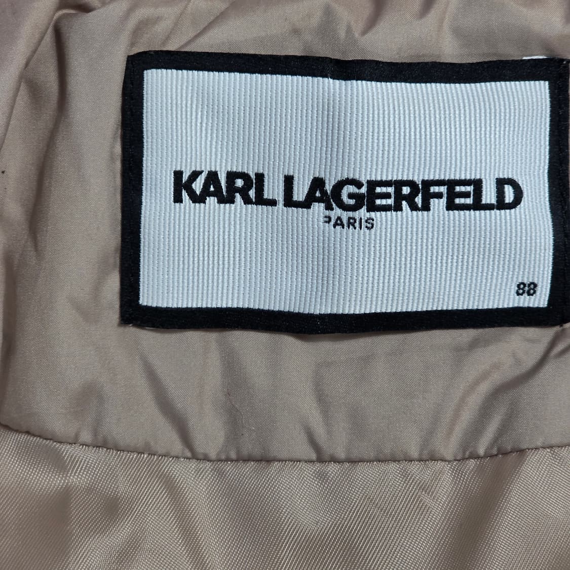 1643 칼라거펠트 폴란드 구스다운 퀼팅 자켓 88(100-165) 베이 상품이미지7