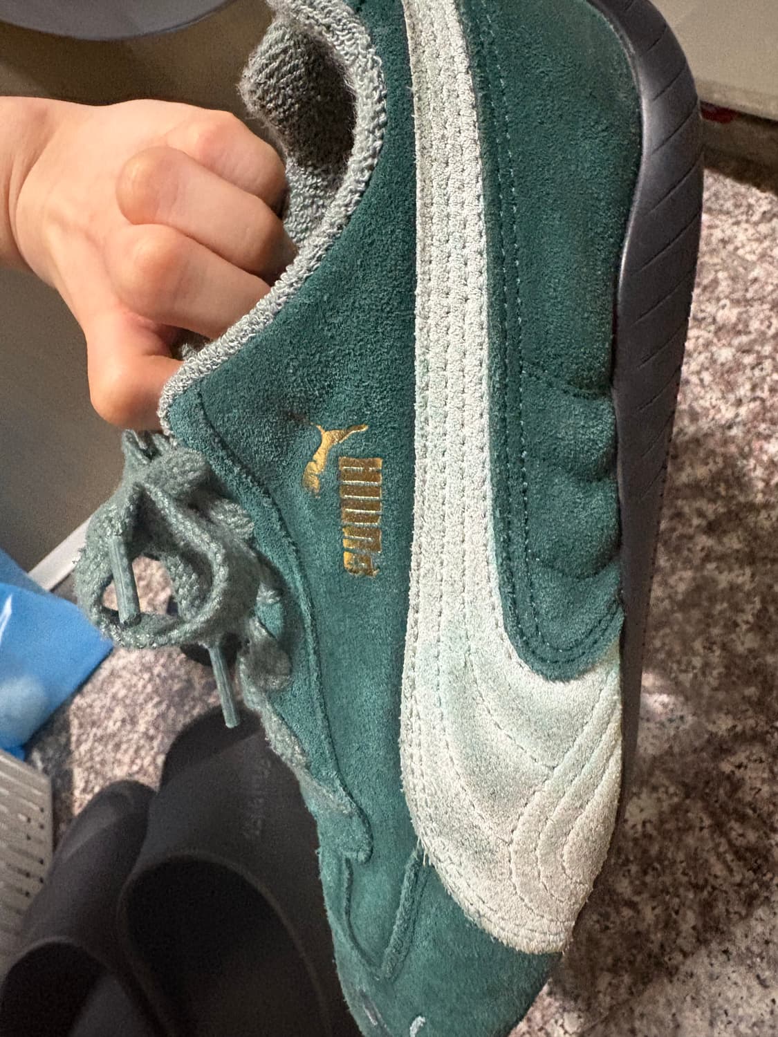 푸마 스피드캣 네버원 V 다크그린문 상품이미지5