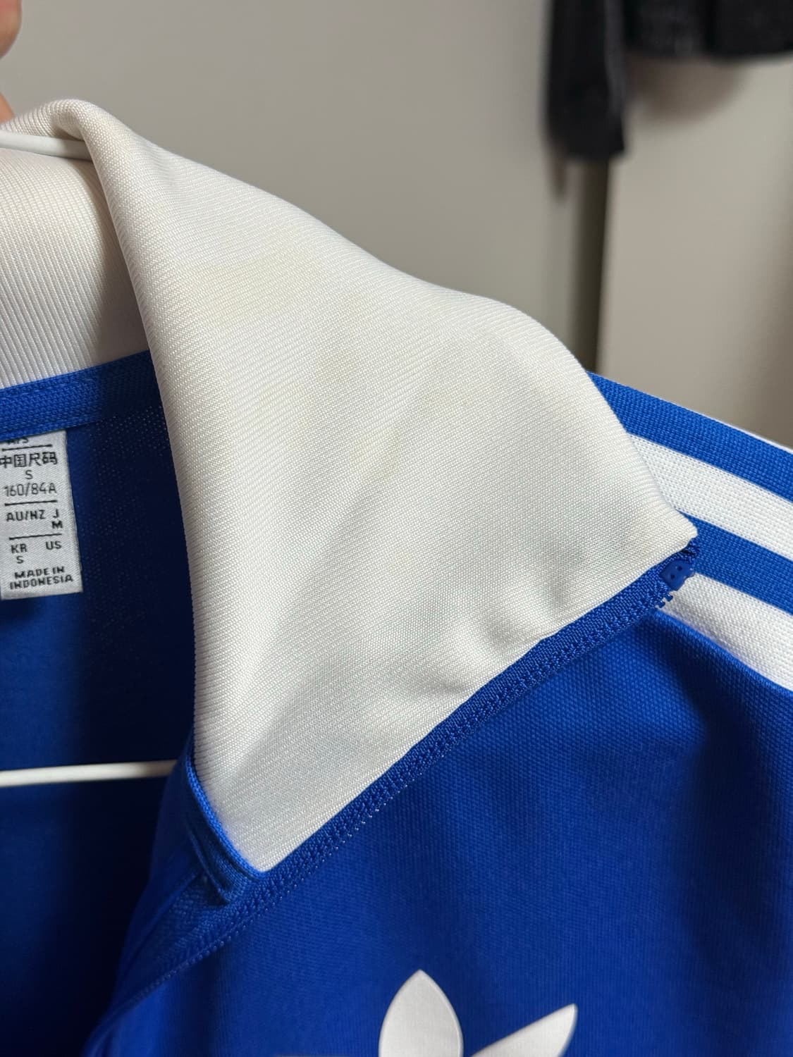 네고 가능) 새상품급, 아디다스 베켄바우어 져지 트랙탑 블루 S 스몰 상품이미지5