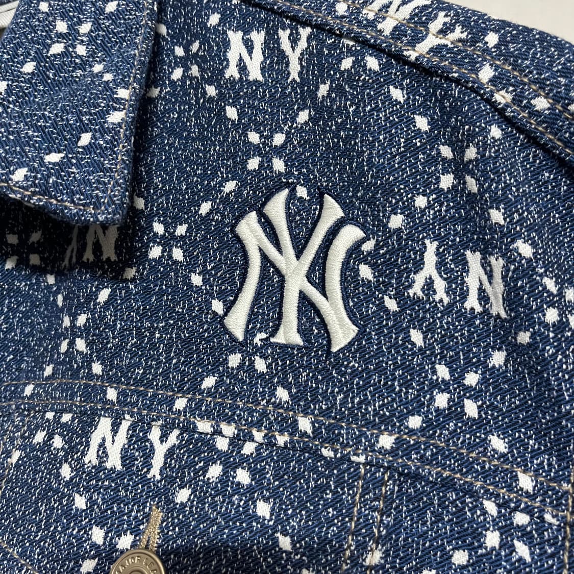 MLB 뉴욕 양키스 데님 자켓 상품이미지4
