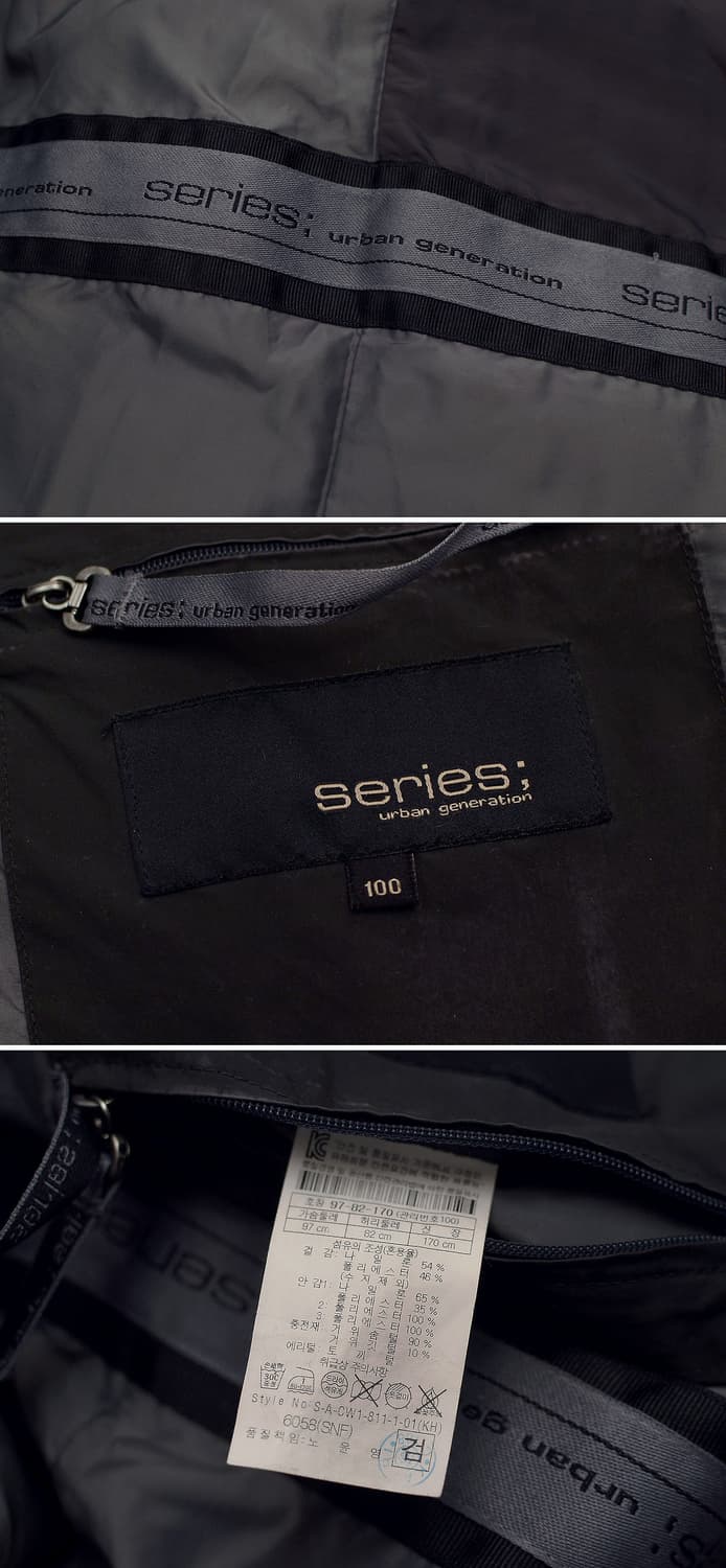 시리즈 (series) 맥켄지 모피카라 구스다운 야상패딩 자켓 (100) 상품이미지10