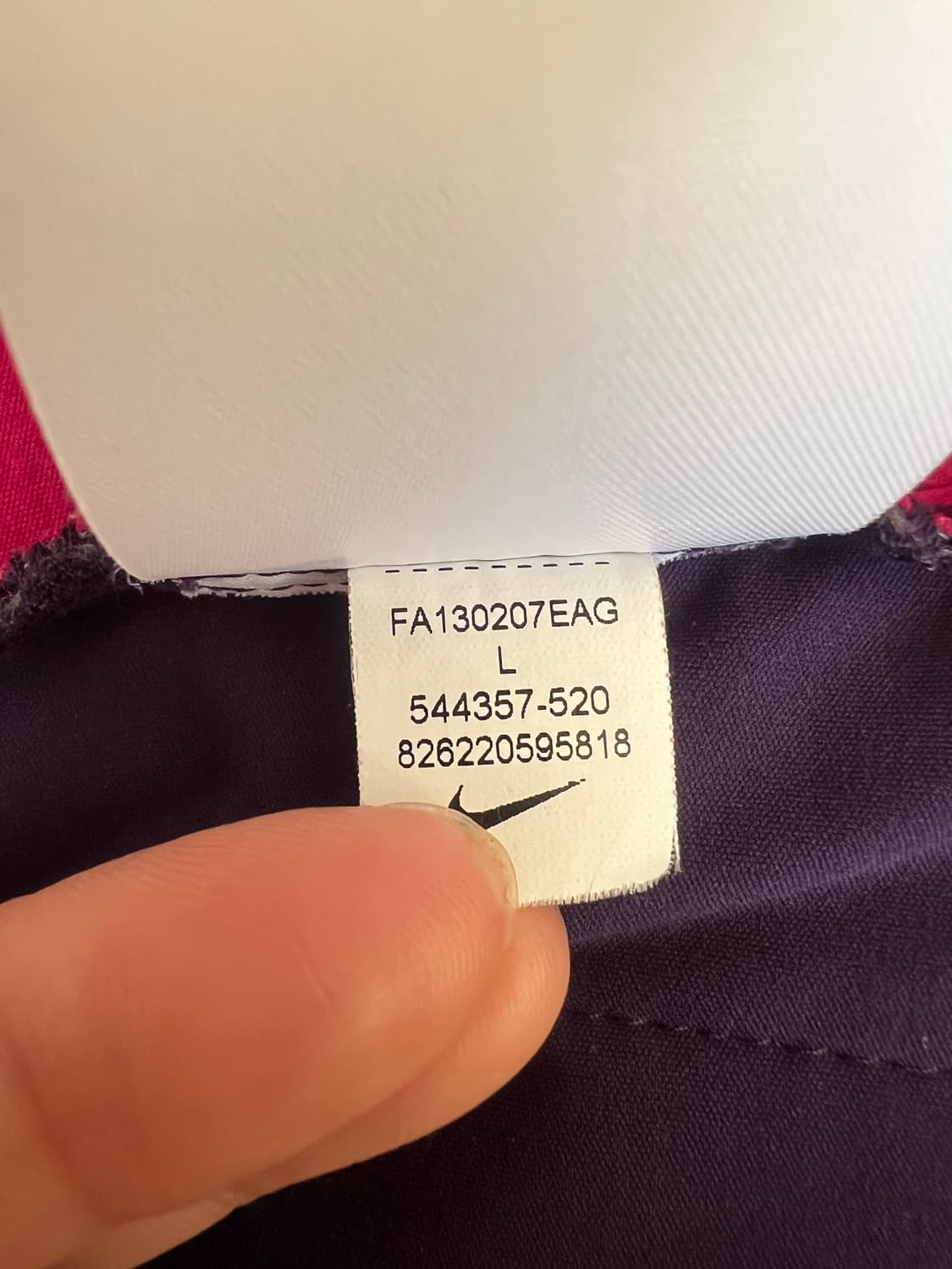 나이키골프 여성 퍼플 골프집업점퍼 니트점퍼 상품이미지8