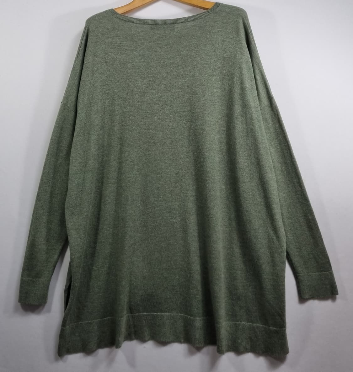 오버핏 S ) 폴로랄프로렌 그린 브이넥 니트 상품이미지2