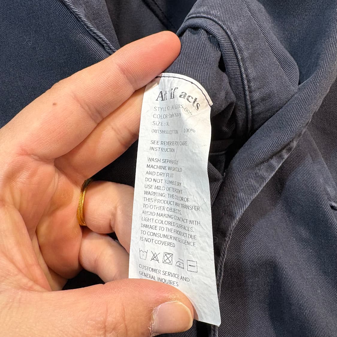 [XL] Art if acts 아트 이프 액츠 네이비 치노 블레이저 상품이미지5