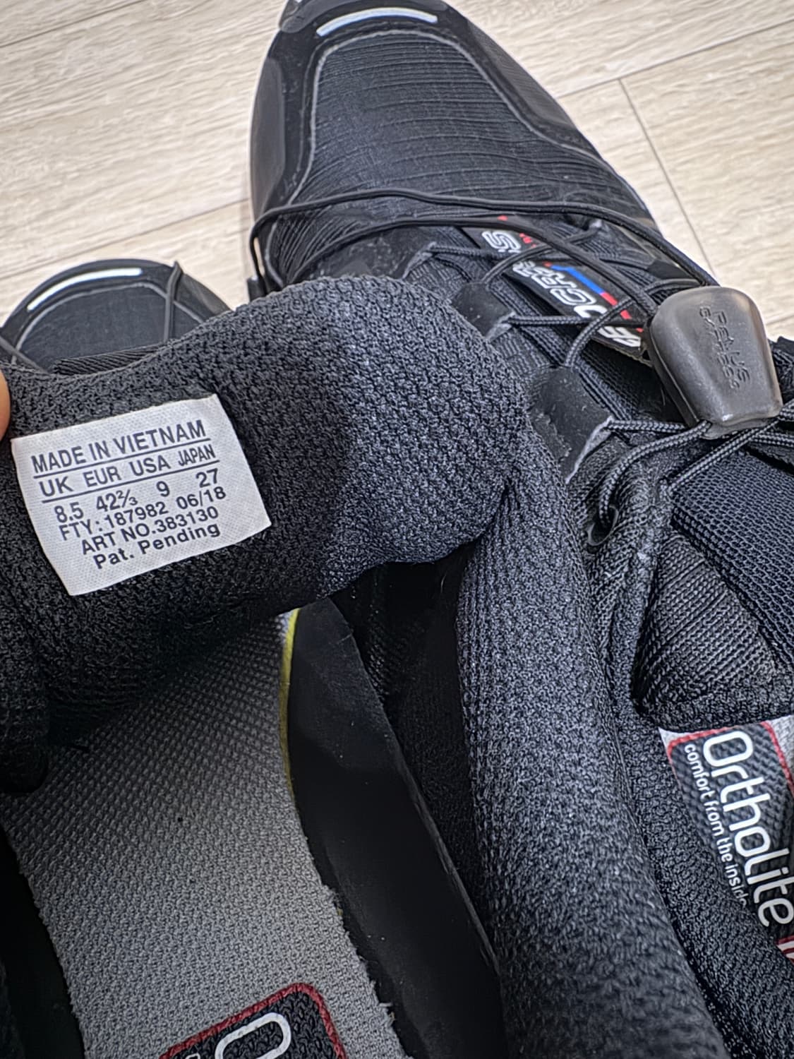 살로몬 salomon / 스피드 크로스 4 블랙 / 270 상품이미지6