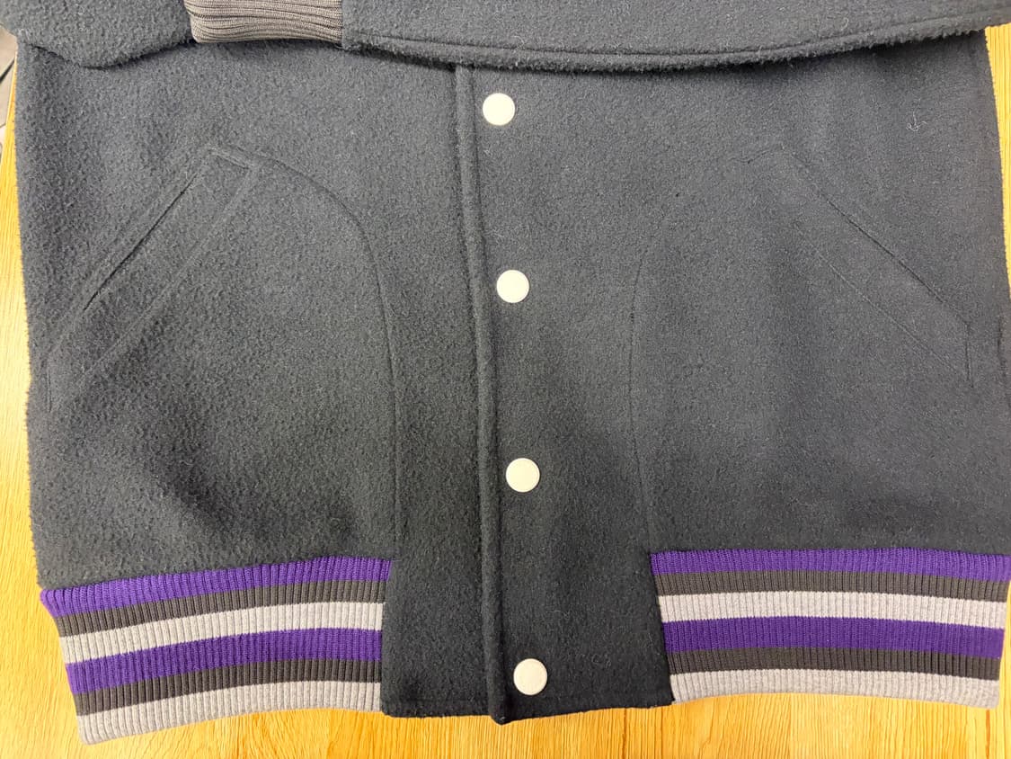 [M] 타미힐피거 블랙 바시티 자켓 상품이미지3