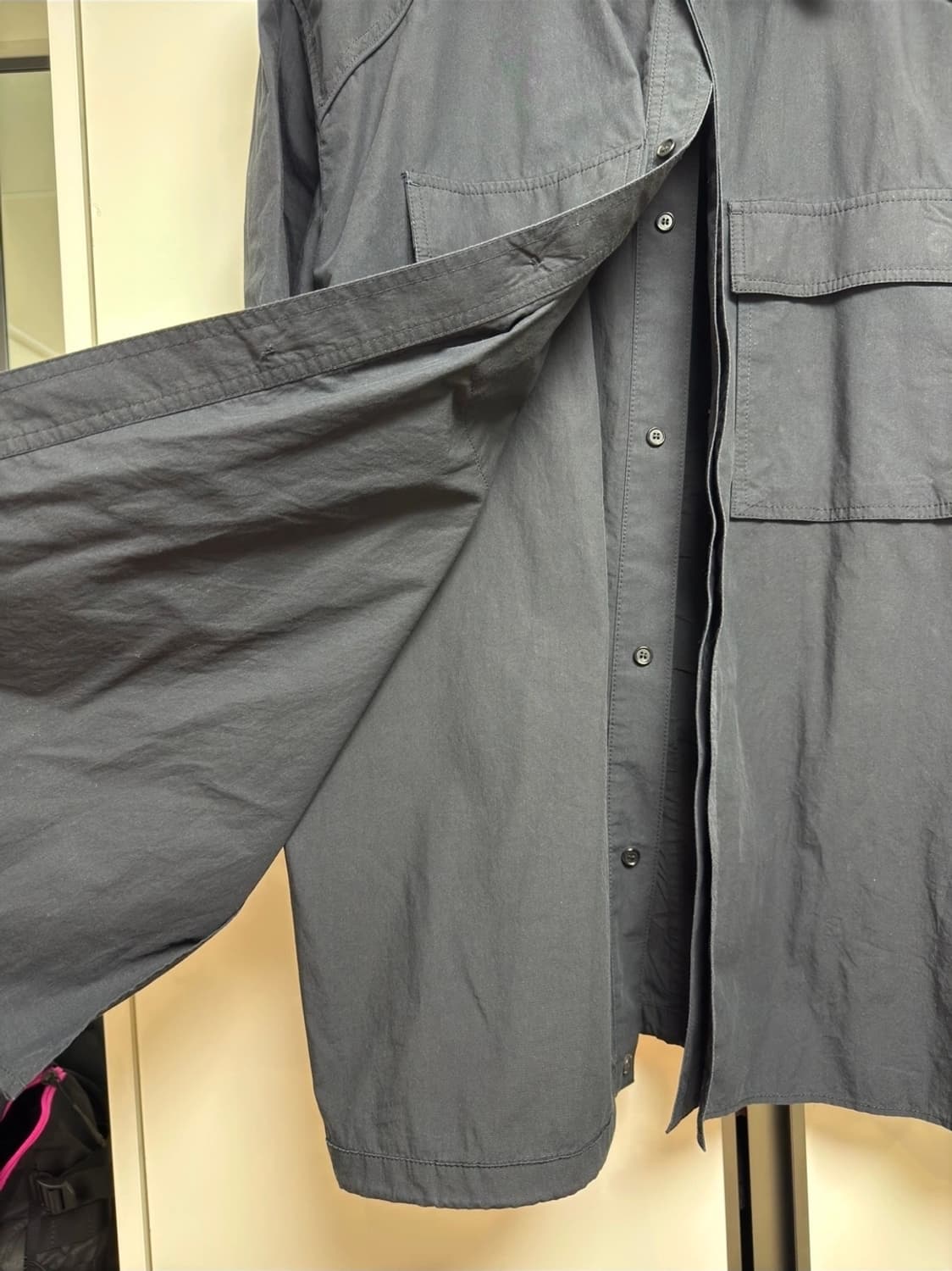 준지 레이어드 오버핏 반팔셔츠 48 (110) 상품이미지2