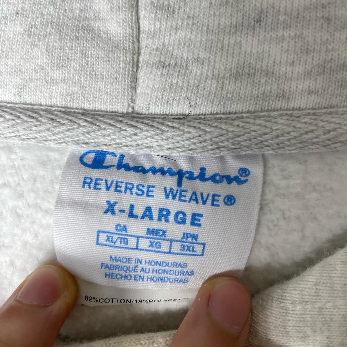 챔피온 리버스위브 빅로고 후드티 상품이미지5