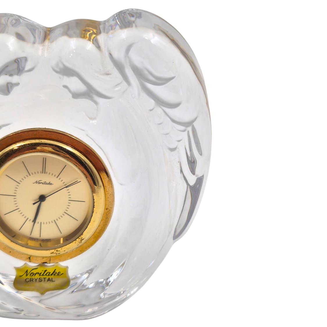 80s 노리다케 크리스탈 천사 탁상 시계 상품이미지2