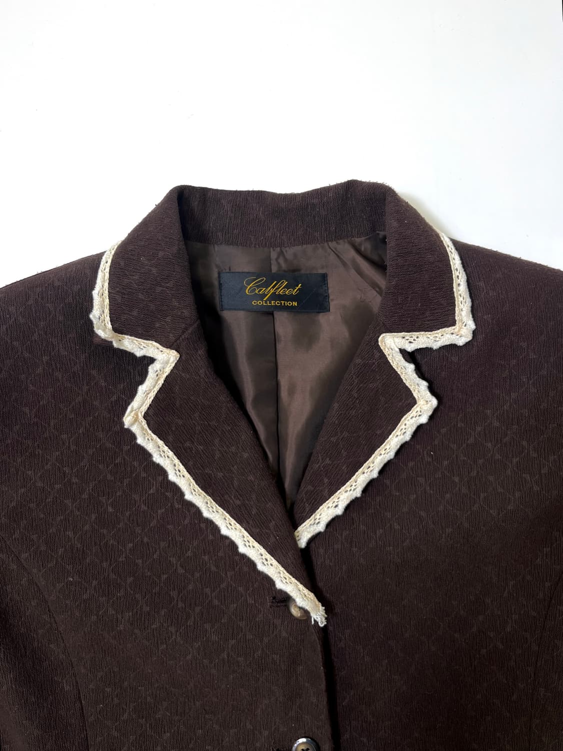 빈티지 레이스 디테일 자켓 상품이미지7