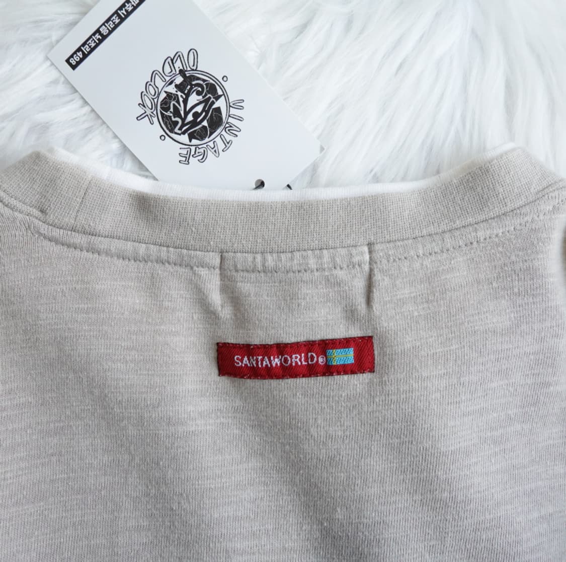 빈티지 SANTAWORLD 롱슬리브 티셔츠 1904 상품이미지10