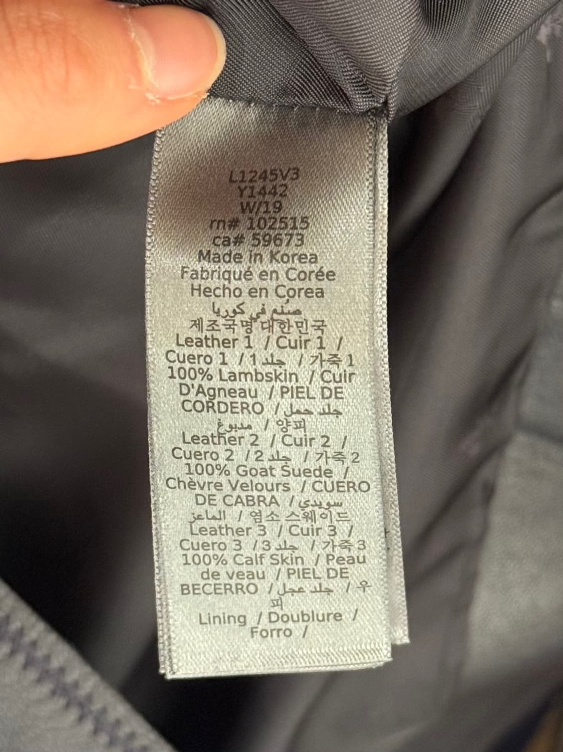 존바바토스 네이비 리얼레더 스웨이드 셔츠 자켓 상품이미지8