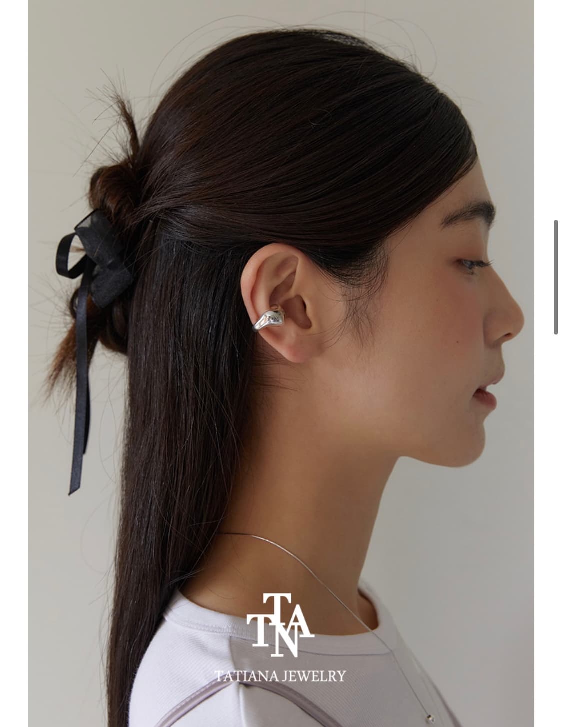 실버925) 타티아나 쥬얼리 그레이트 하트 이어커프 상품이미지3