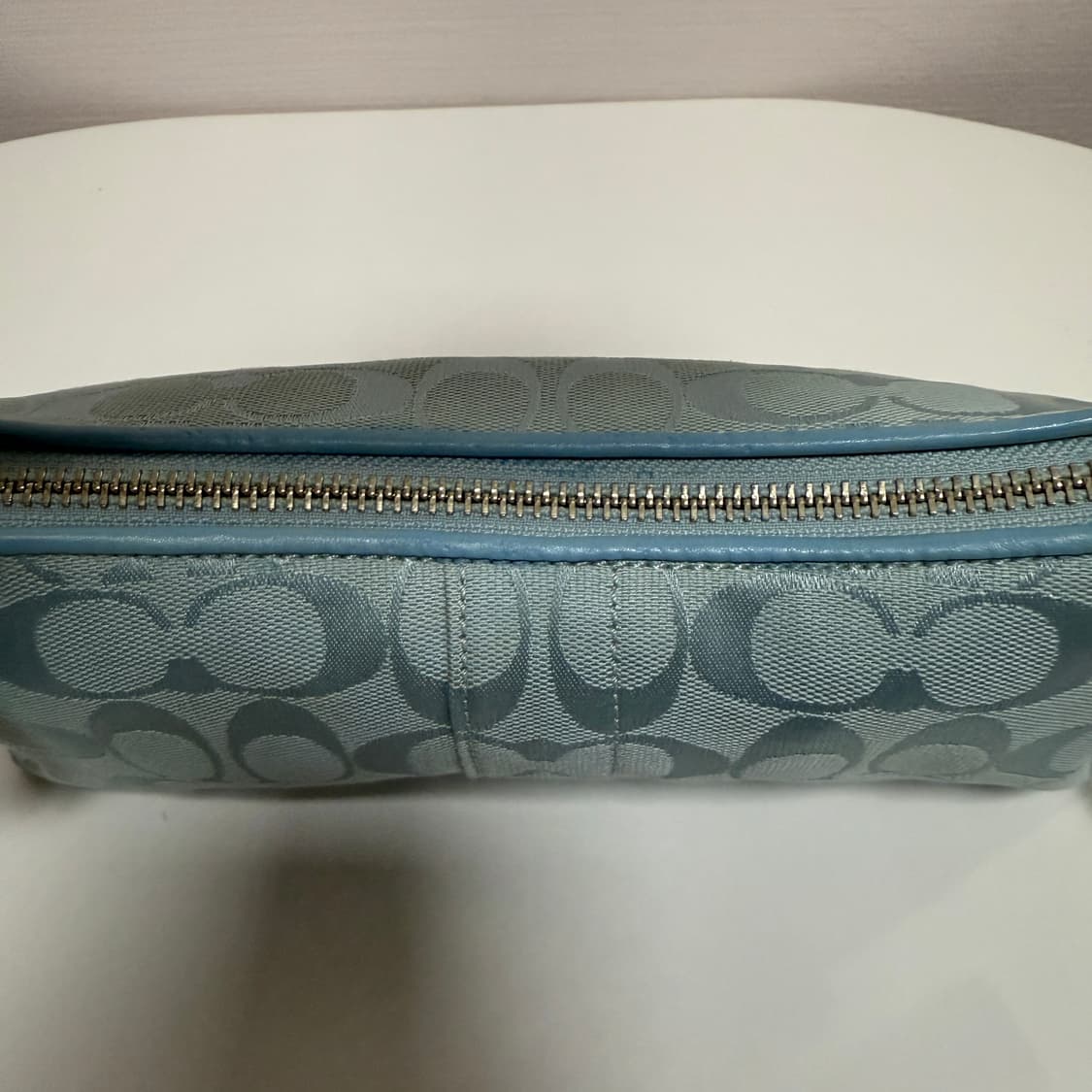 희귀⚡️ y2k 코치 바게트 백 - 베이비 블루 상품이미지7