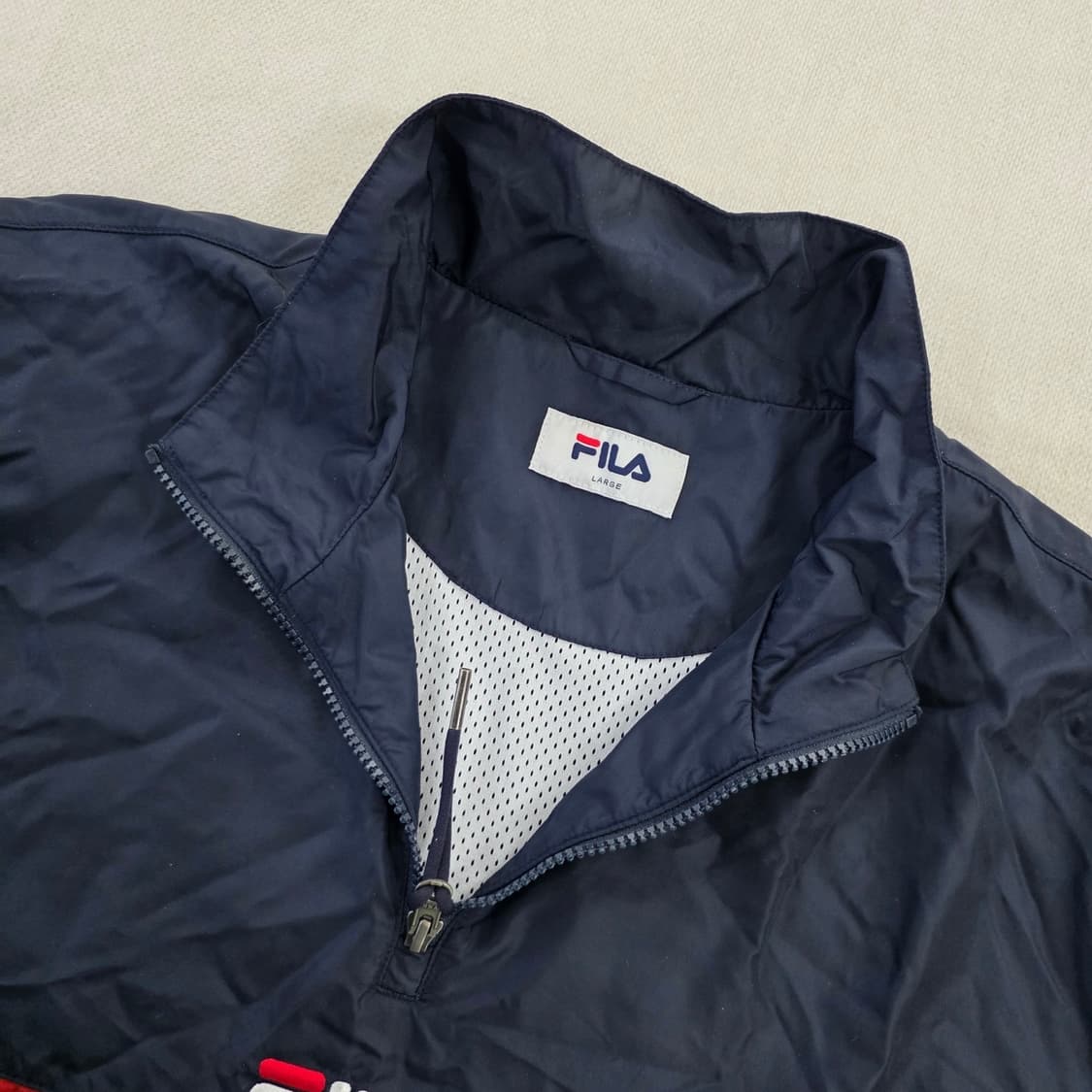 L 휠라 반집업 바람막이 아노락 0224J 상품이미지2