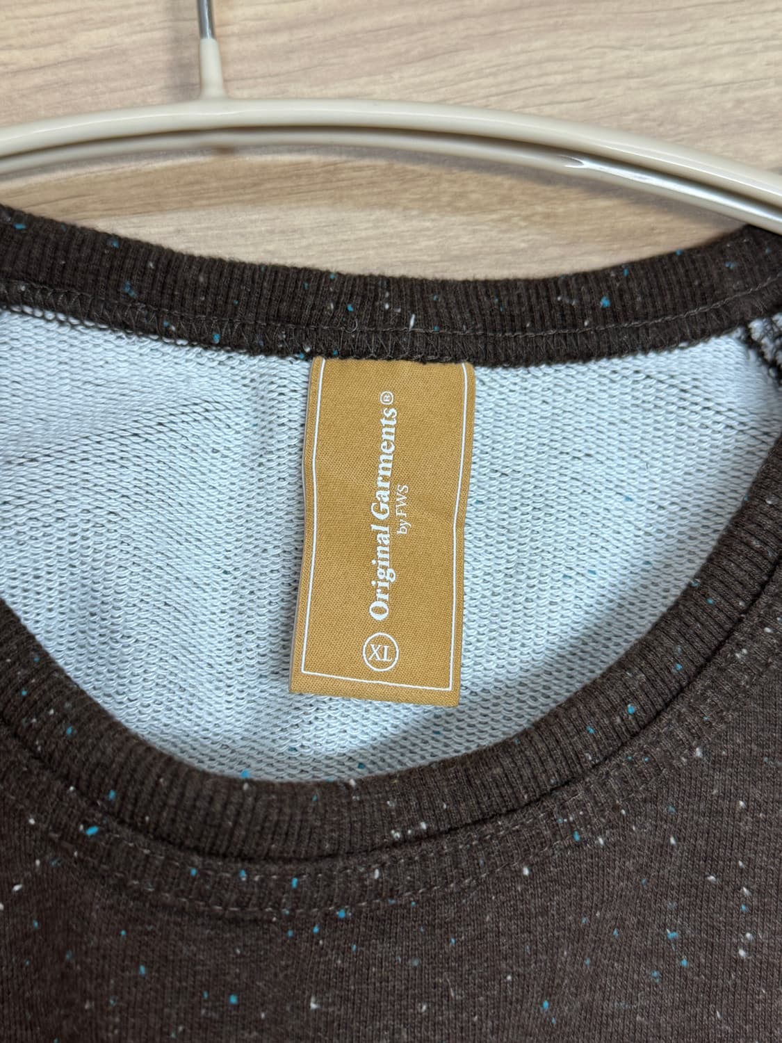 프리즘웍스 OG BOCAI 맨투맨 다크브라운 색상 XL사이즈 상품이미지3