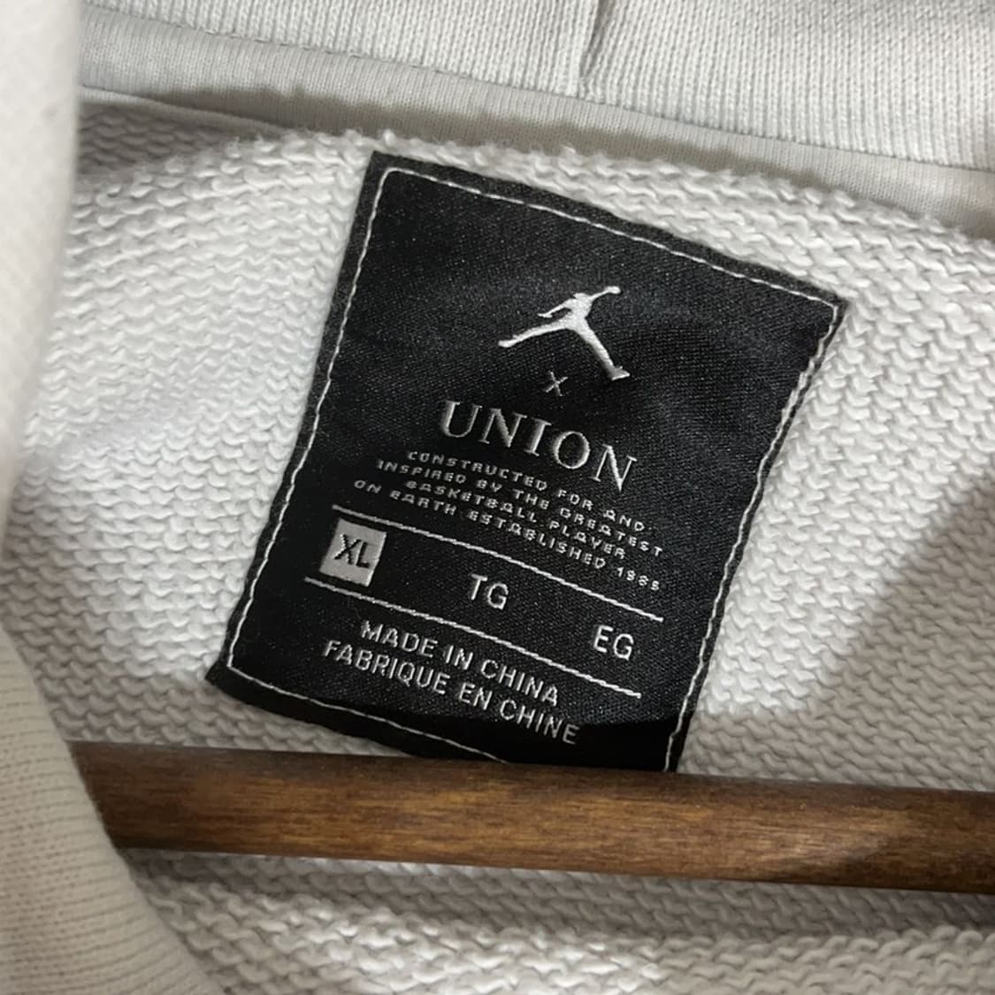 나이키 조던 X 유니온 캐주얼 스웻 후드티 100 C06364 상품이미지4