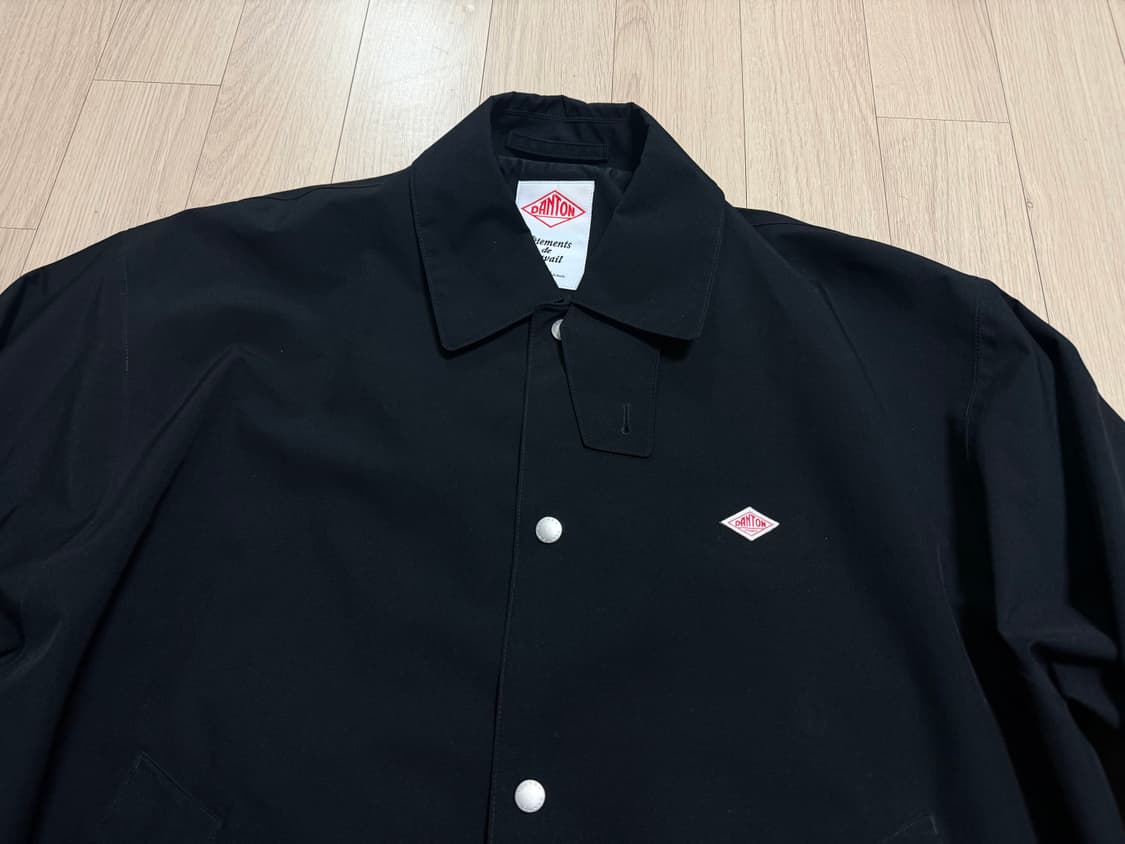 단톤(Danton) 오버핏 코치 자켓 M 블랙 상품이미지5