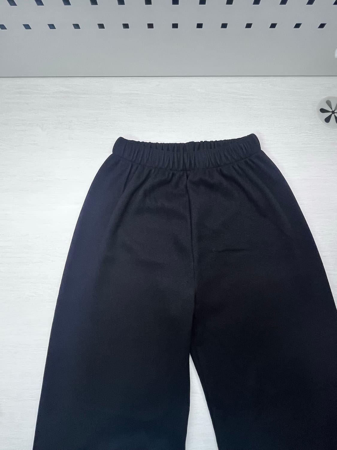 블랙 골지 밴딩 추리닝 바지 상품이미지1