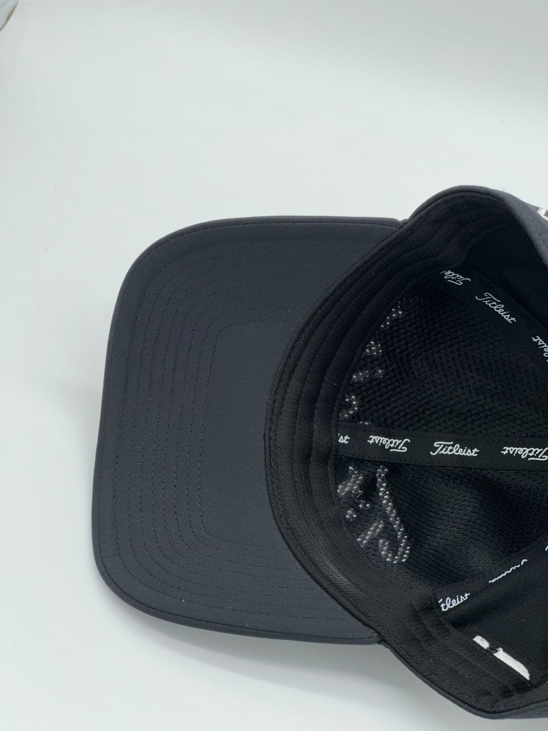 [F] 타이틀리스 로고 골프 블랙 볼캡 모자 상품이미지6