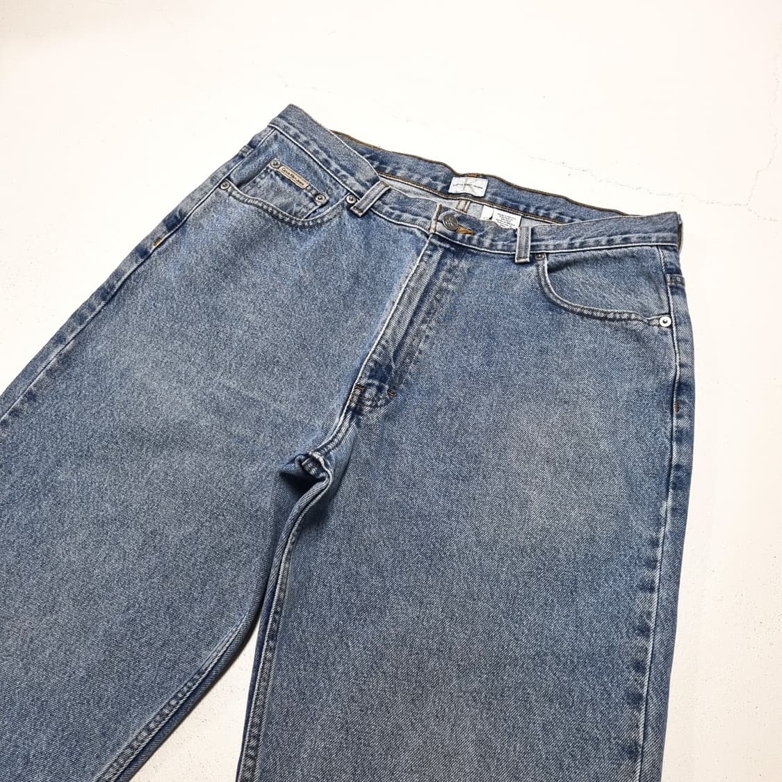 90s Calvin Klein Jeans 배기 데님진 - 34 상품이미지4