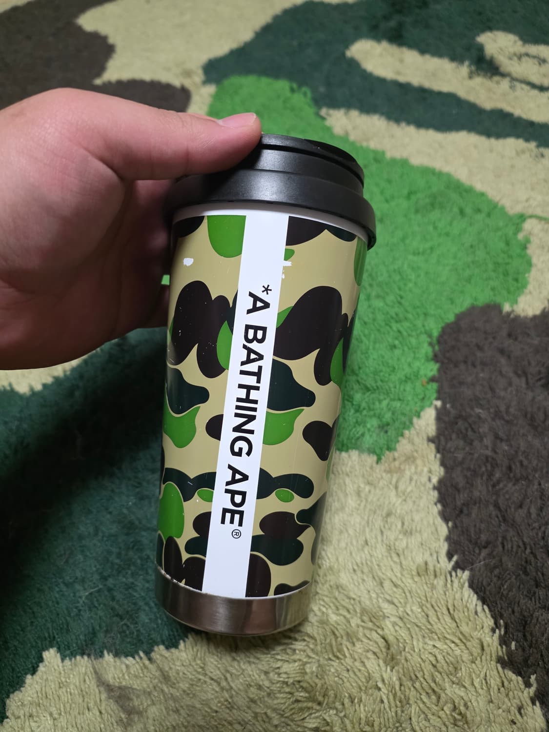 [OS] 베이프 ABC 그린카모스틸 텀블러 370ML 상품이미지4