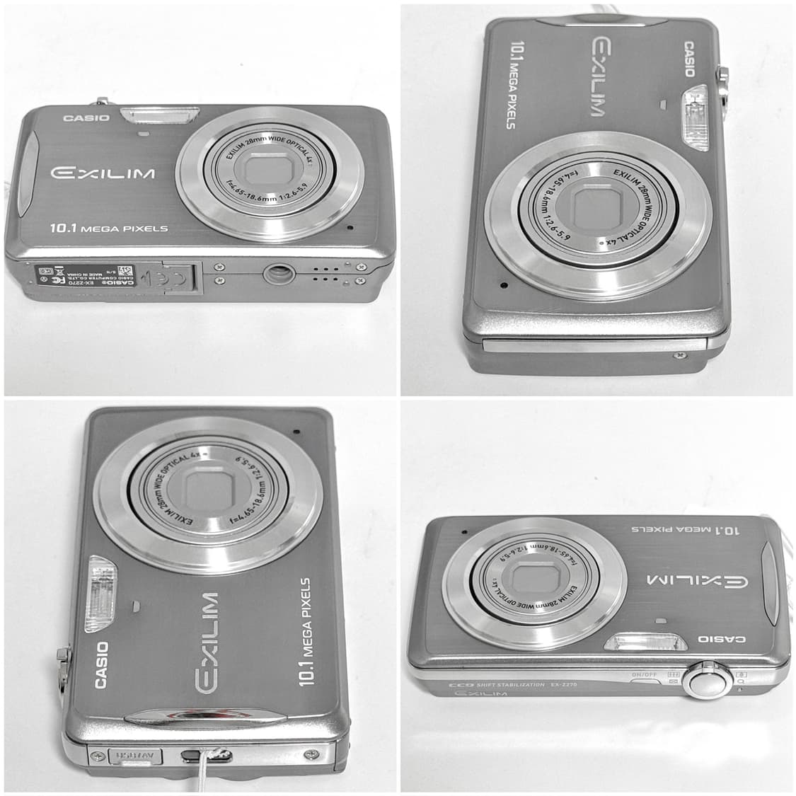 카시오 엑슬림 Z270 실버 빈티지디카 상품이미지4