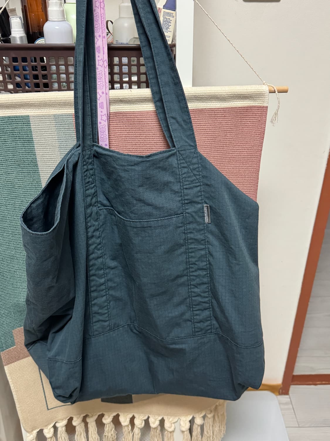 999휴머니티 Av Big Tote Bag - Navy 상품이미지7