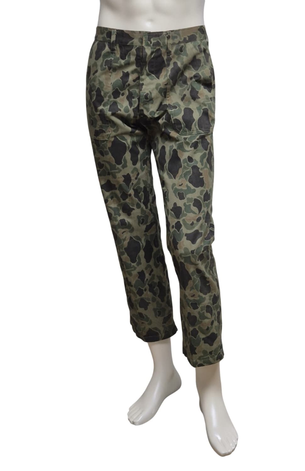 국군 구형 80s 맞춤 덕헌터 예비군 전투복 바지 팬츠 하의 (M) 상품이미지1