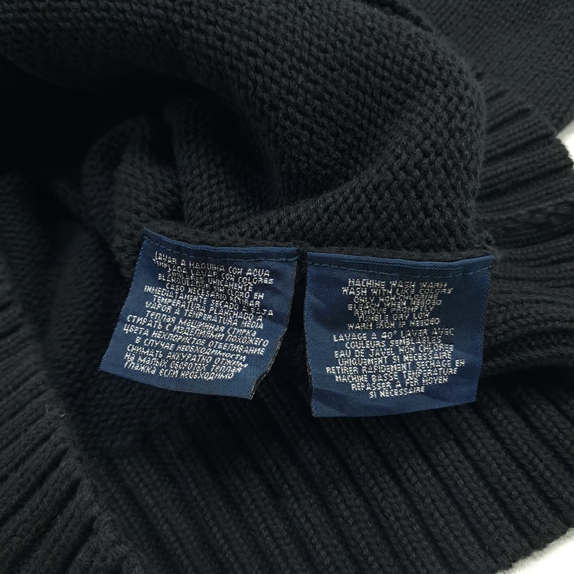 CN654W XL 폴로 랄프로렌 블랙 라운드 긴팔 니트 스웨터 상품이미지6