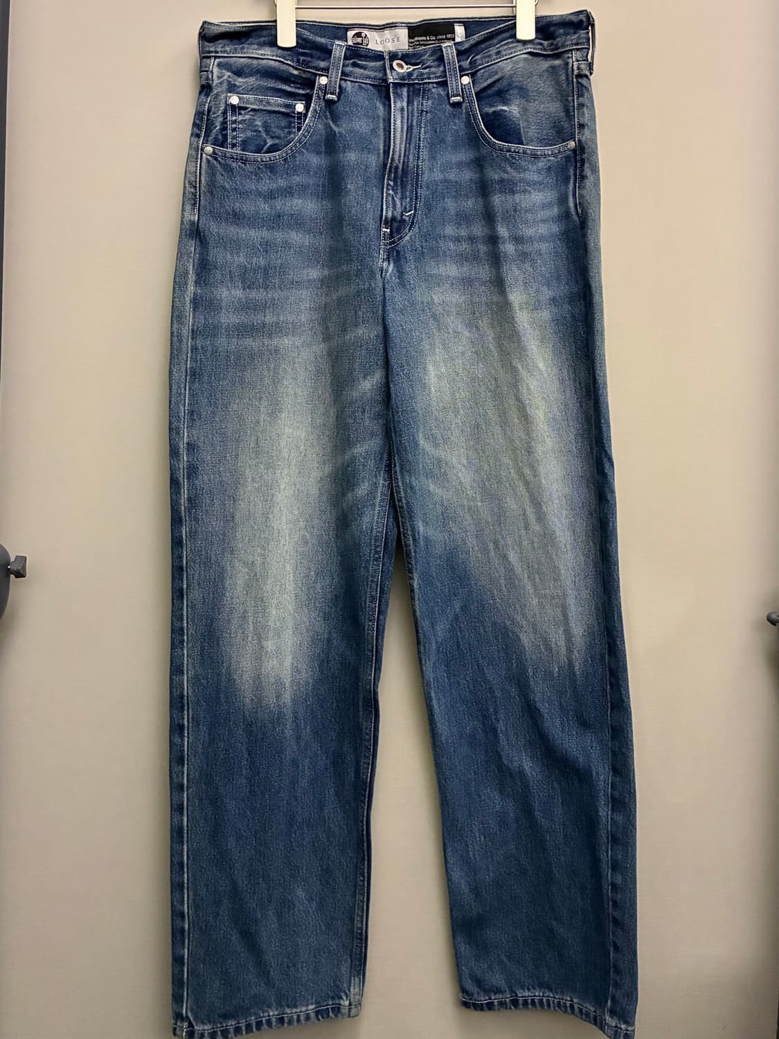 (32~33)Levis 리바이스 실버탭 루즈핏 데님 청바지 중청 상품이미지9