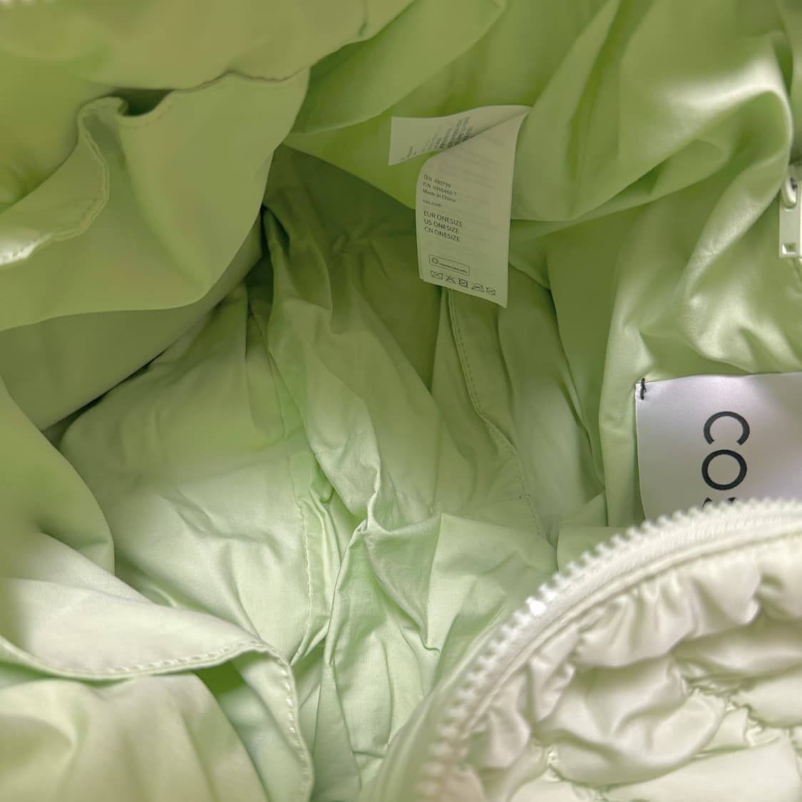 cos 코스 구름백 오버사이즈 그린 메론빵 상품이미지5