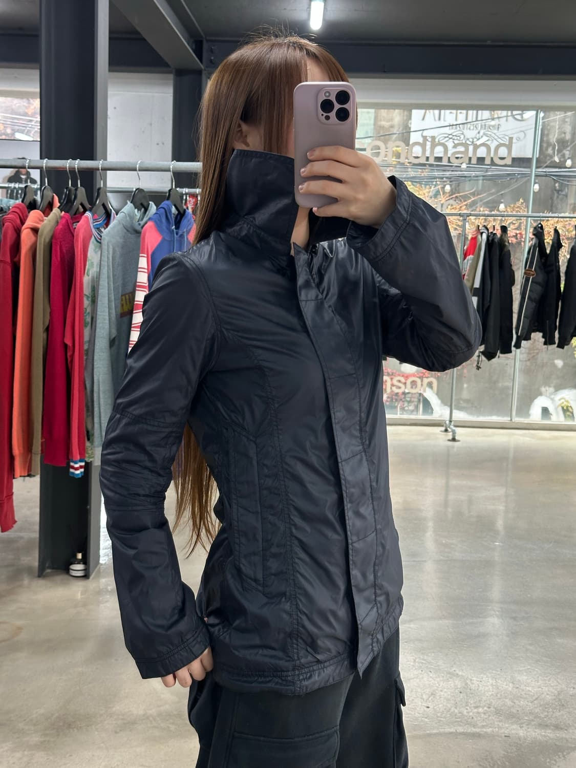 히스테릭글래머 체리 레터링로고 나일론 자켓 상품이미지2