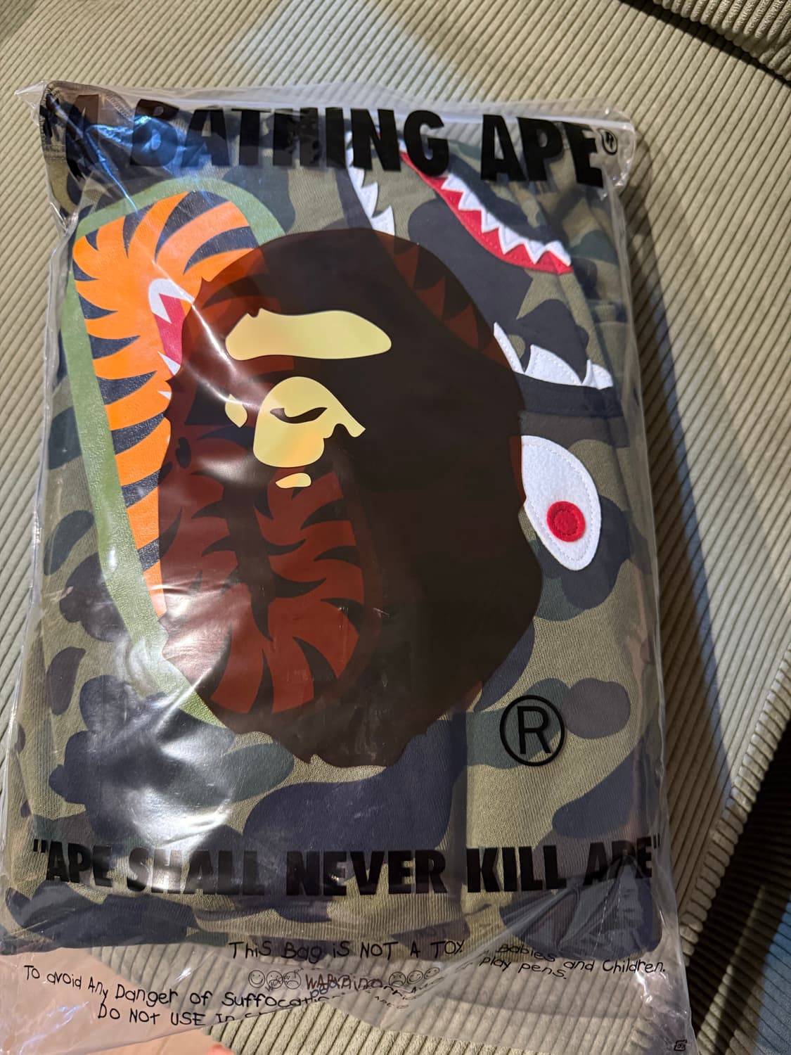 베이프 풀 집업 샤크후드 [M] 상품이미지2