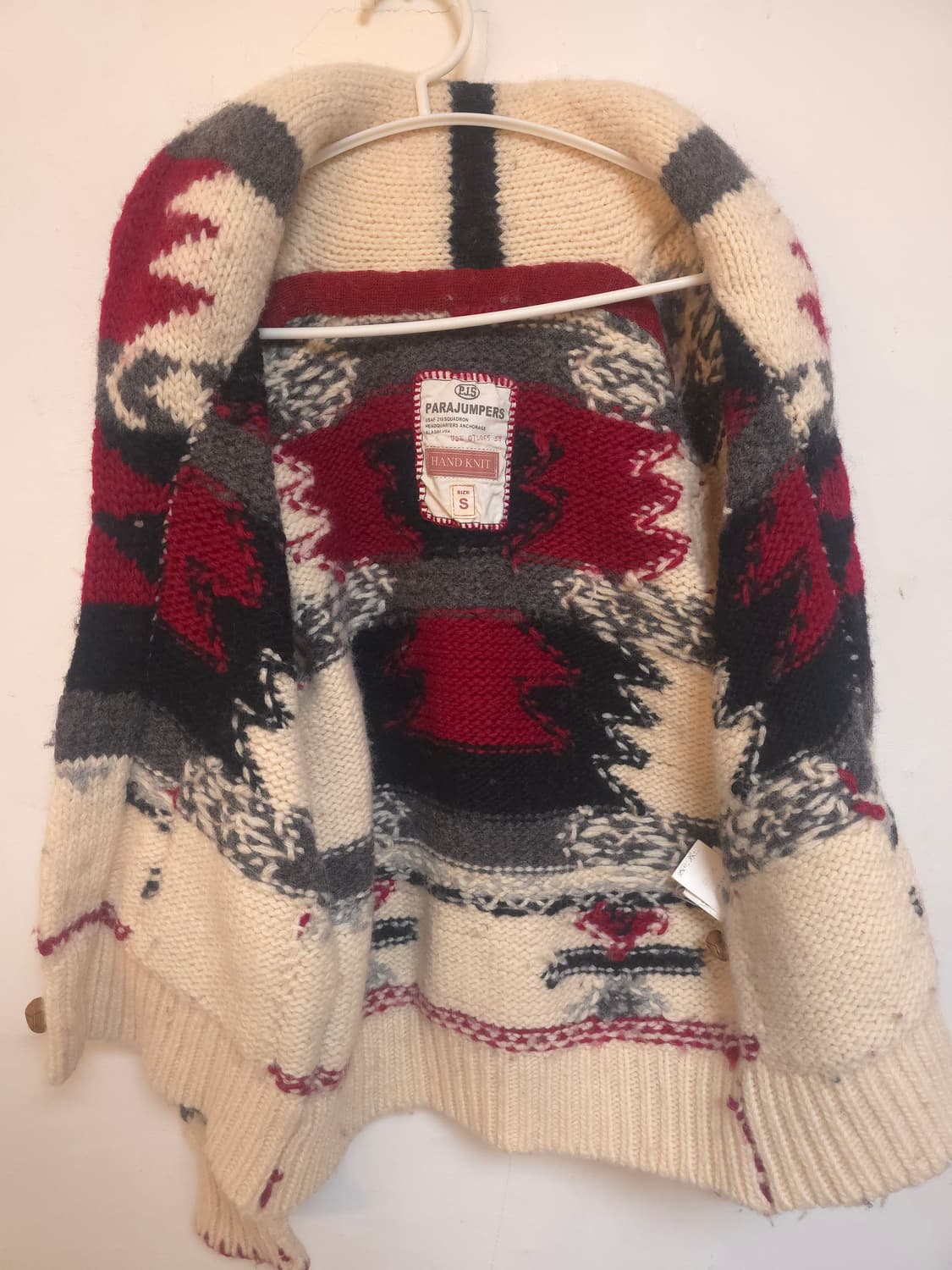 파라점퍼스 핸드메이드 니트 가디건 S 상품이미지4