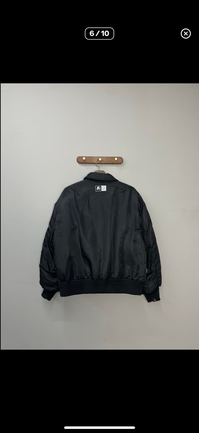 스타터 MA-1 블랙 투포켓 자켓 A3204 상품이미지6