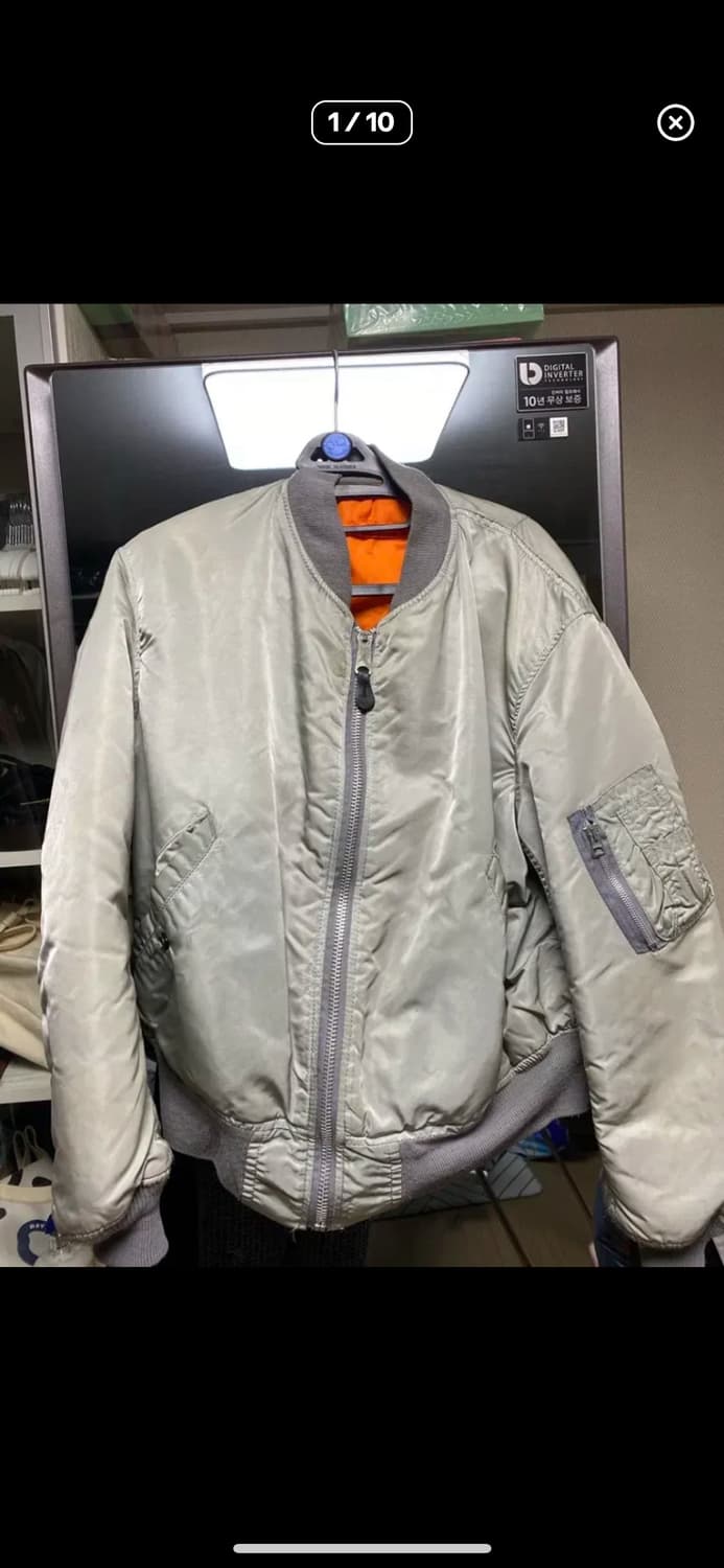 L) 90s USA 알파사 ma1 그레이 상품이미지1