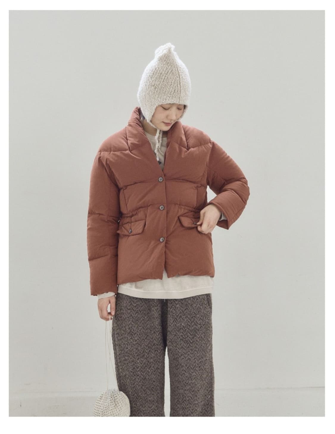 <새상품>모노크롬 구스다운 자켓 MONOCHROME 상품이미지3