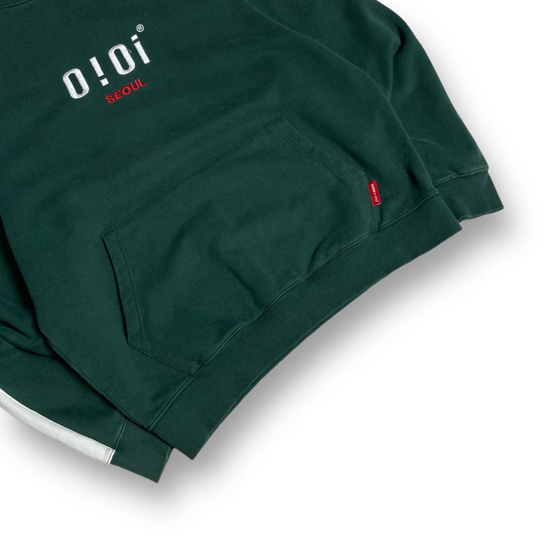 오아이오아이 미들로고 그린 맨투맨 상품이미지3