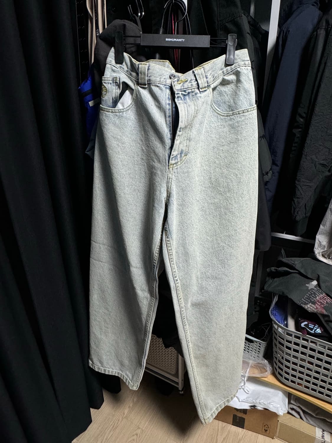 폴라 스케이트 빅보이 팬츠 (Light Blue) 상품이미지5