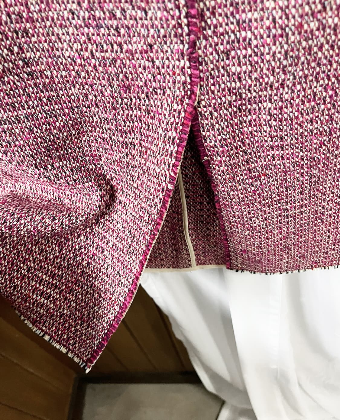 CHLOE pink tweed midi skirt 상품이미지8