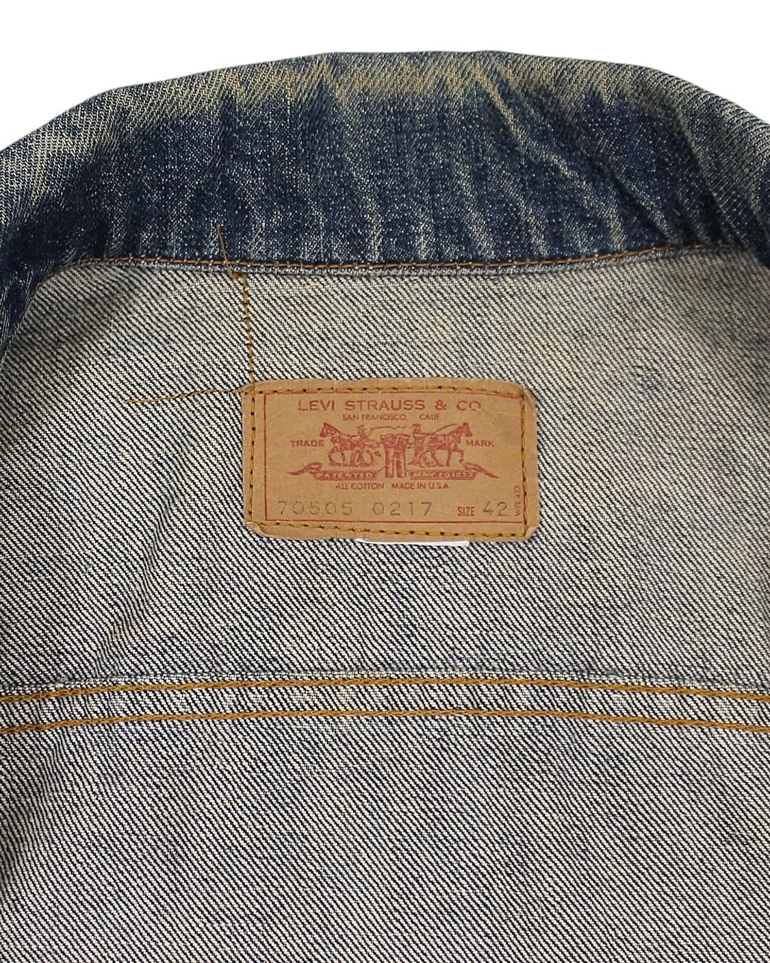 1970s USA 리바이스 70505-0217 데님 자켓 빈티지 미국제 상품이미지5