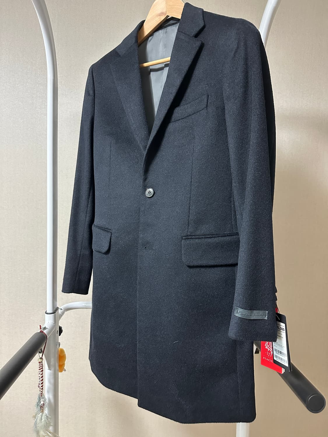 (새상품) 앤드지 피아첸자 캐시미어코트 95 네이비 상품이미지1