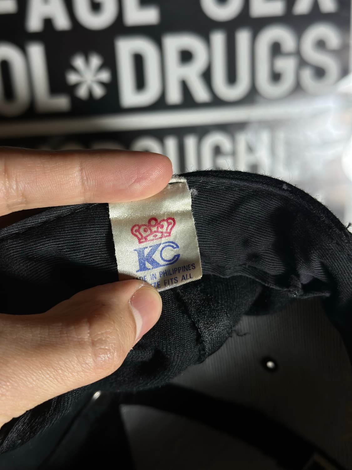 90s Pink Floyd 빈티지 핑크 플로이드 모자 kc 상품이미지5