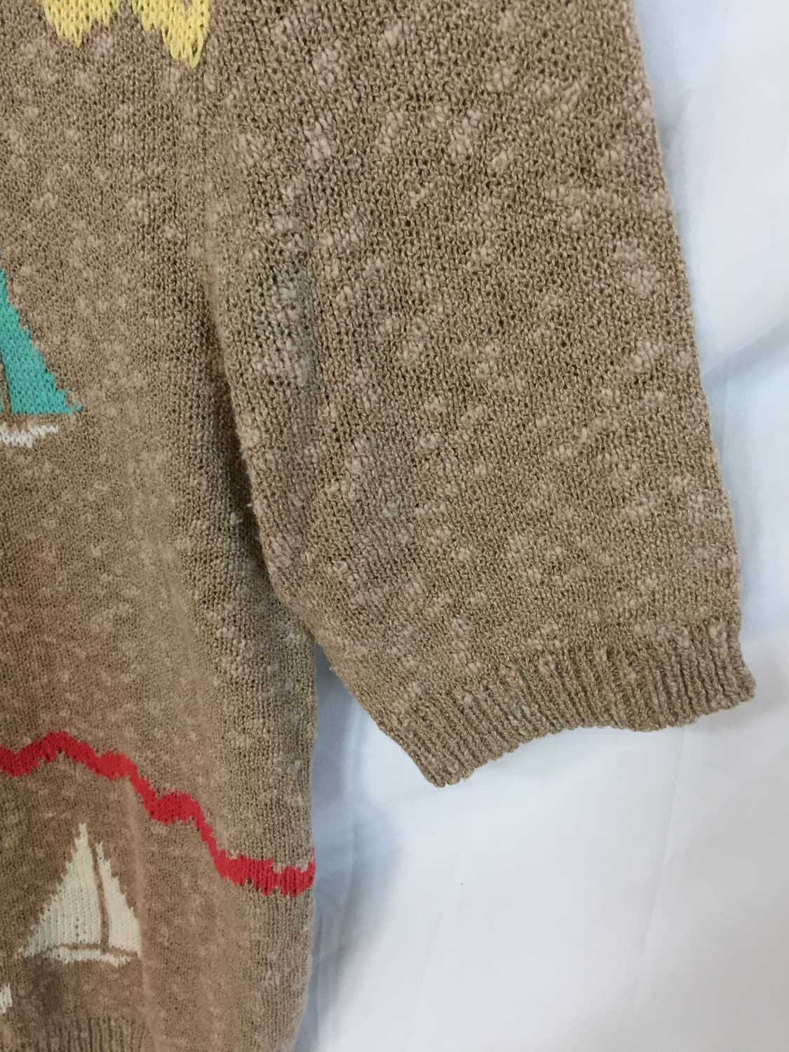 돛단배 반팔 니트 상품이미지4